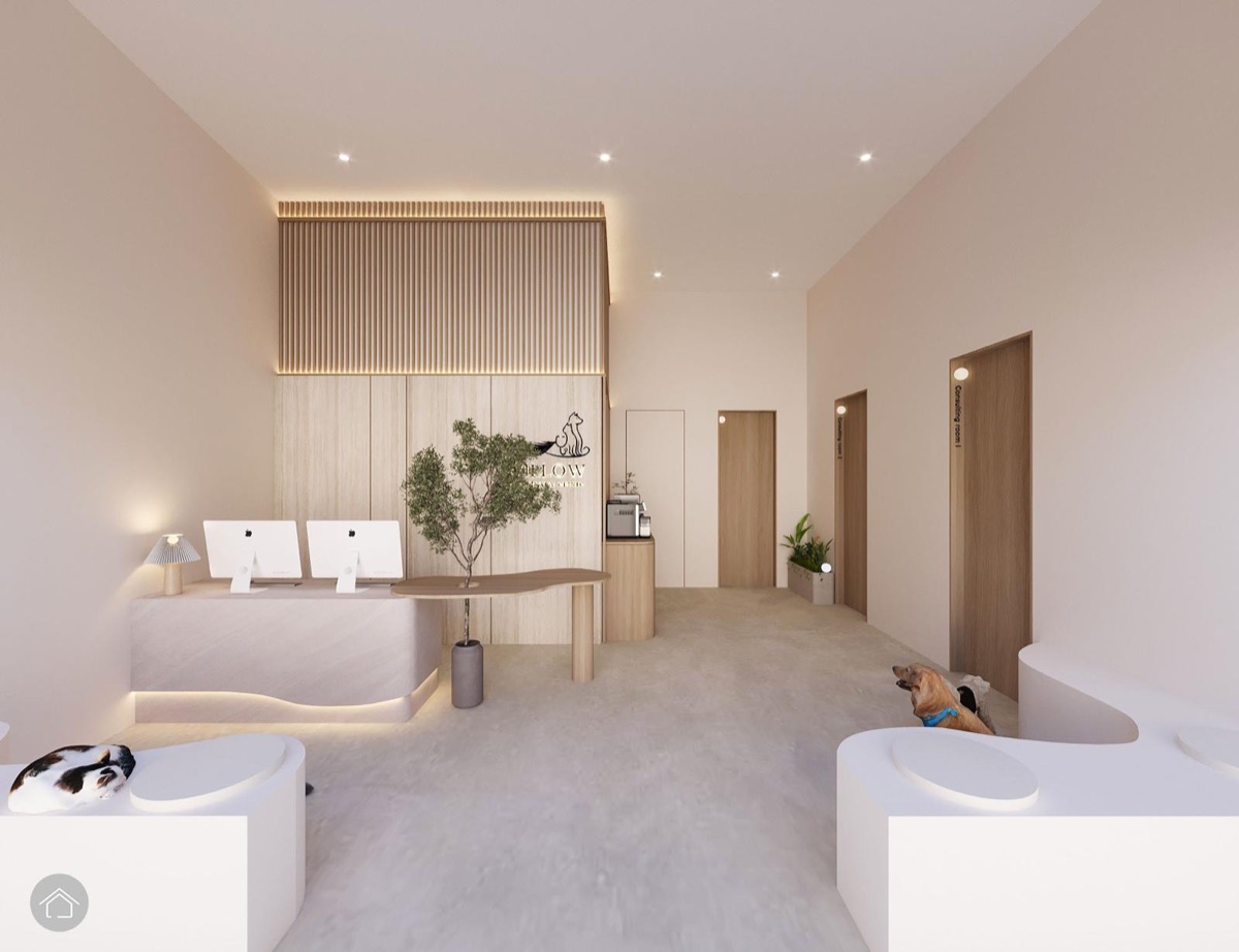 Our calm, naturally lit reception at 53 Upper East Coast Road